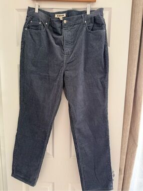 Boden Dark Navy Corduroy Straight Tapered Pants